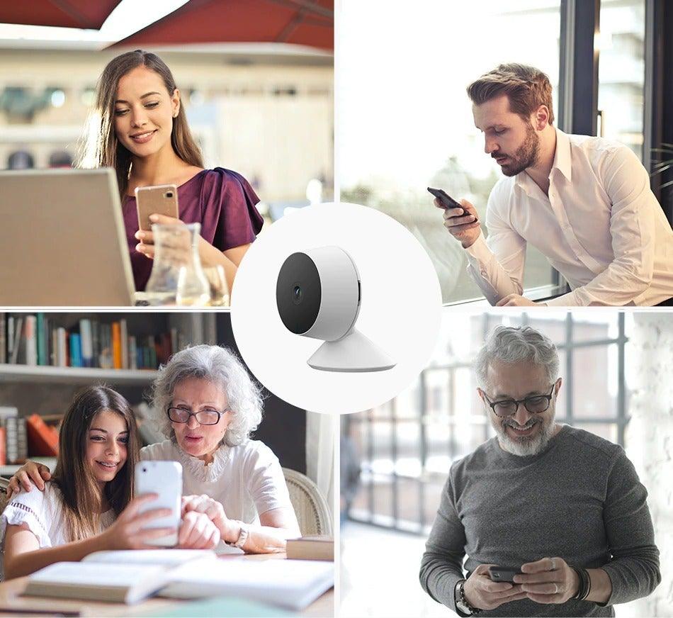 1080P IP Wifi Camera Indoor Surveillance Camera Baby Monitor Mini Cam Home Security Webcam Motion Detection with Night Vision AIl Human Detection Activity Zone