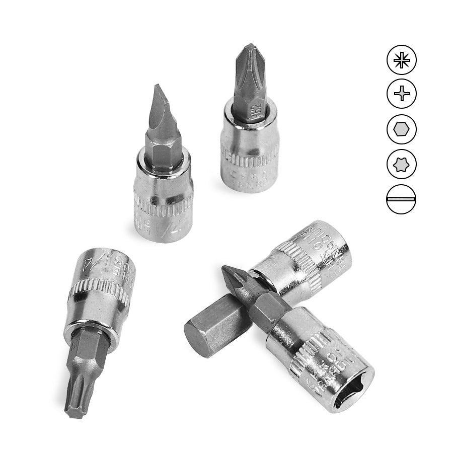 46-Piece Automotive Socket & Ratchet Tool Set