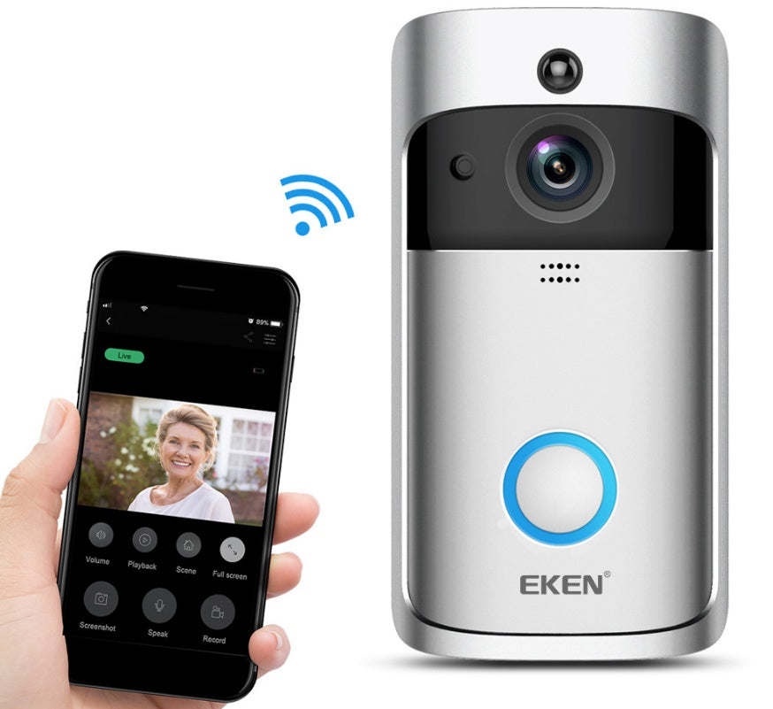 Wireless Wi-Fi Video Doorbell Security Camera
