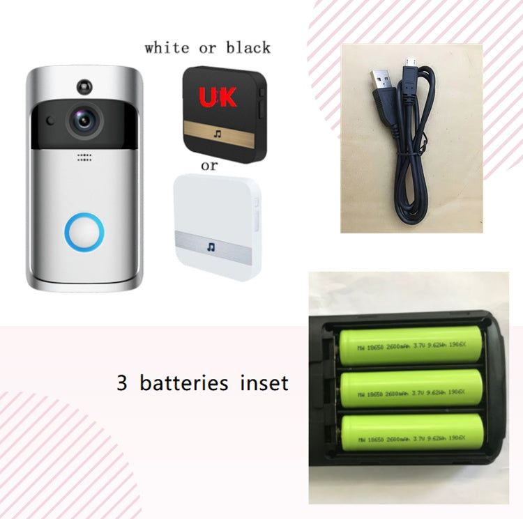 Wireless Wi-Fi Video Doorbell Security Camera
