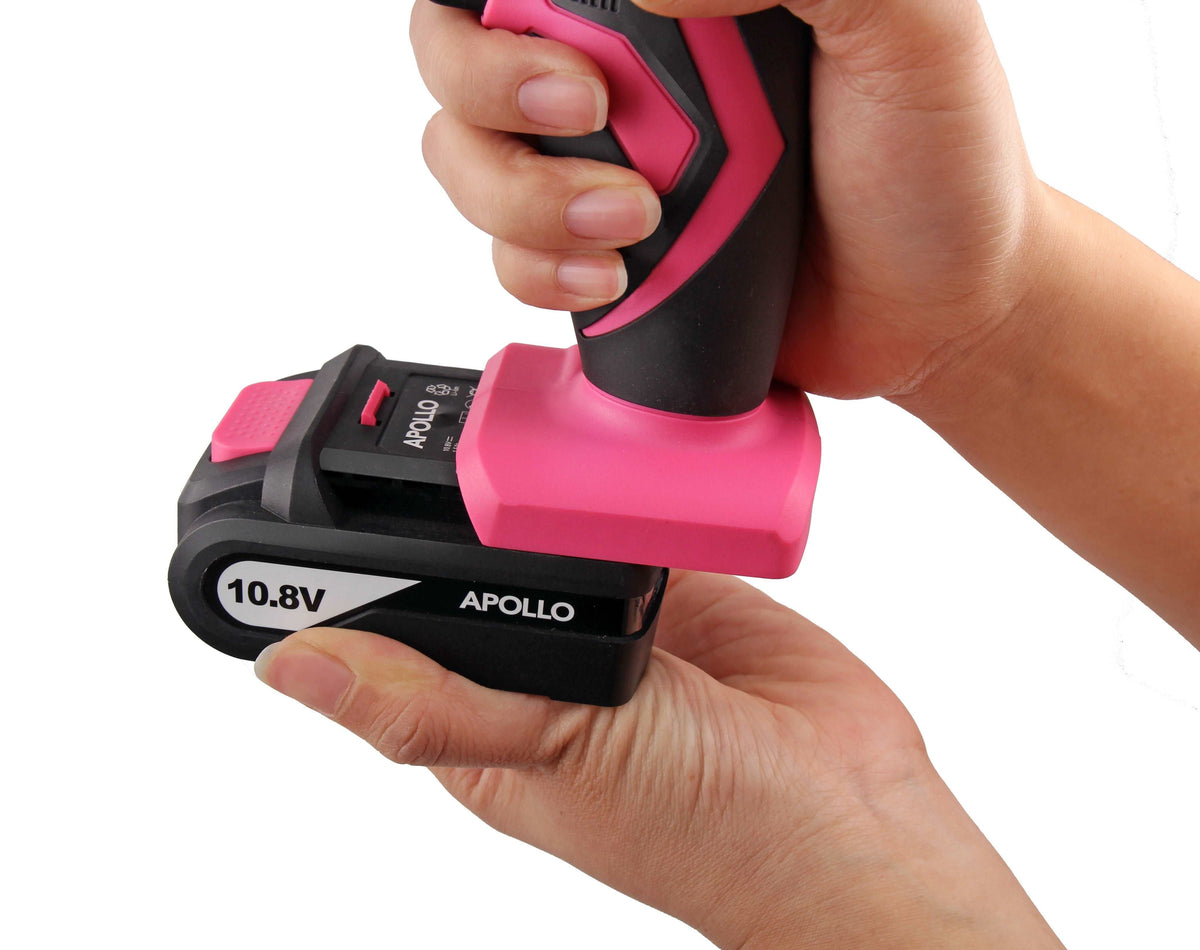 10.8 Volt Lithium-Ion Cordless Drill with 30 Piece Accessory Set PINK - DT4937P