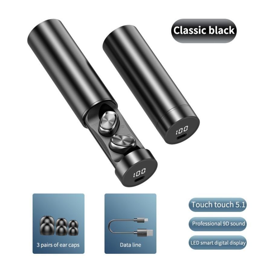 Wireless Bluetooth Earbuds with Microphone & Touch Controls