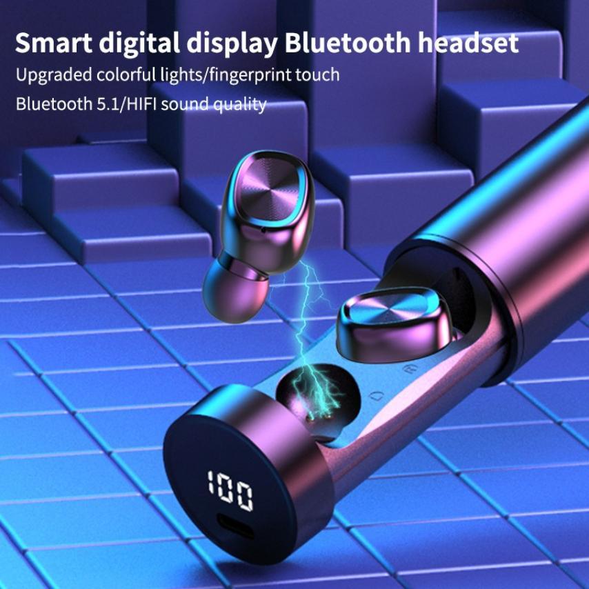 Wireless Bluetooth Earbuds with Microphone & Touch Controls