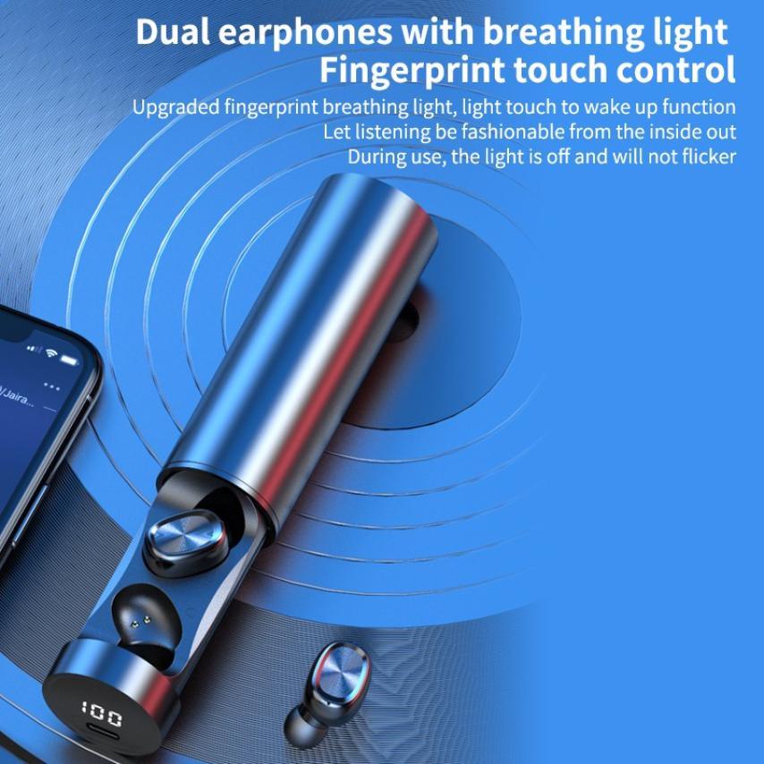 Wireless Bluetooth Earbuds with Microphone & Touch Controls