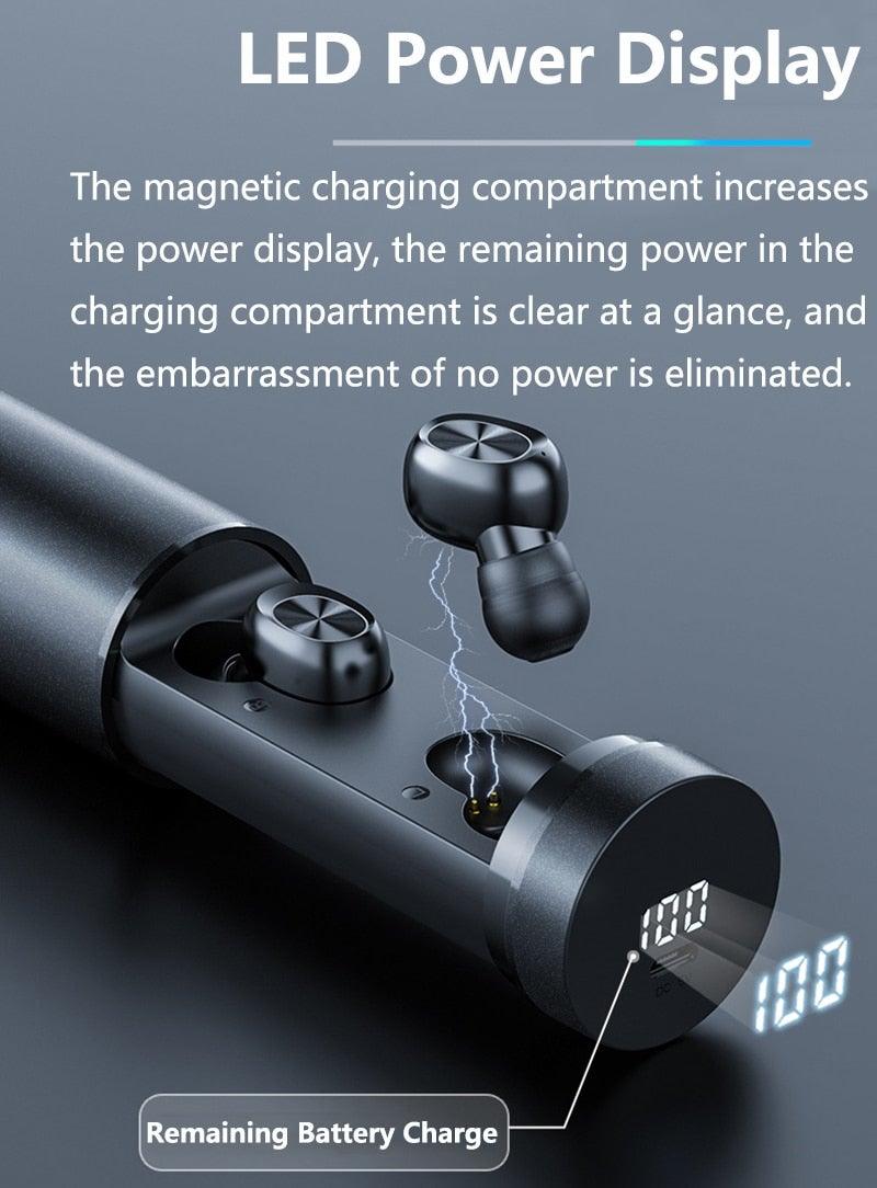 Wireless Bluetooth Earbuds with Microphone & Touch Controls