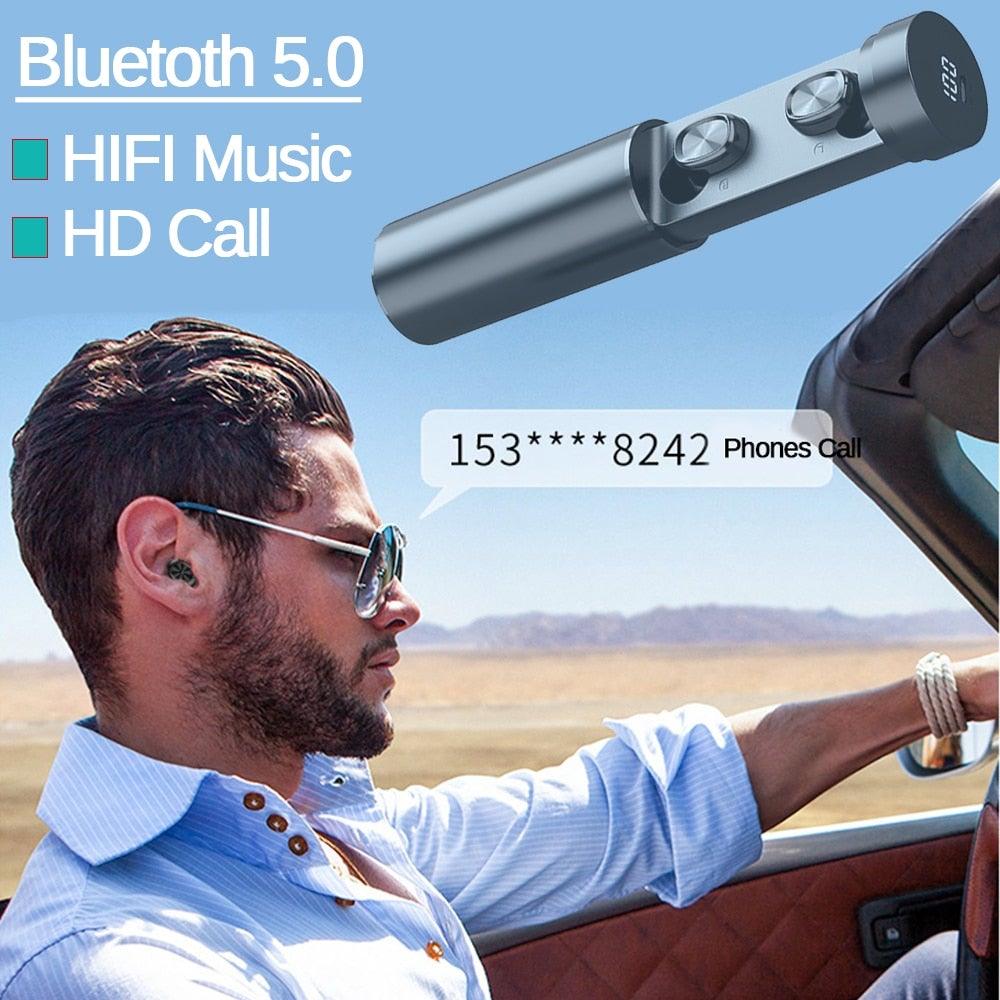 Wireless Bluetooth Earbuds with Microphone & Touch Controls