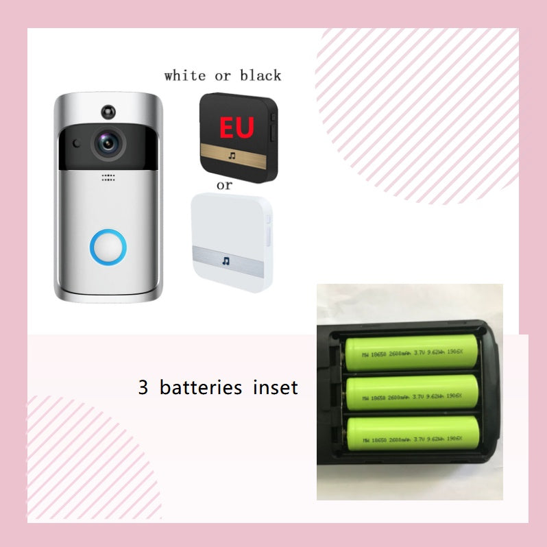 Wireless Wi-Fi Video Doorbell Security Camera